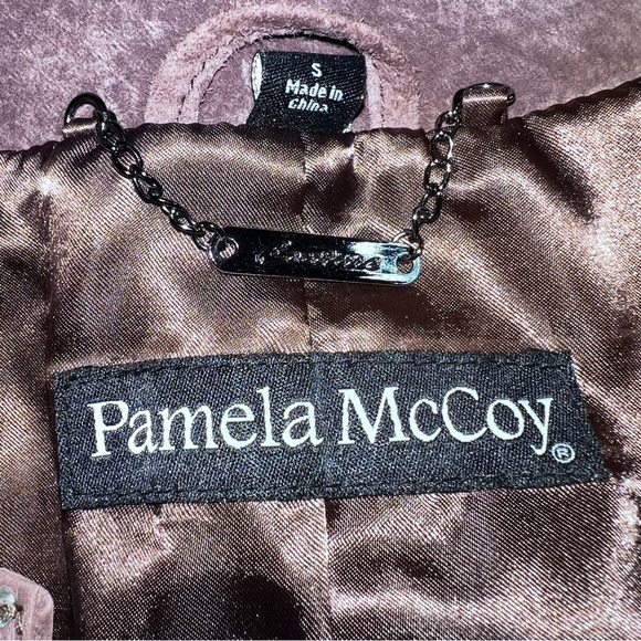 Pamela McCoy 100% Leather Coat Size Small - Picture 11 of 11